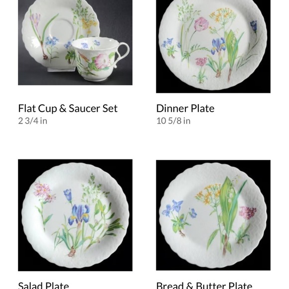 Vintage Floral Medley collection by Mikasa
 5 Piece Place Setting - Picture 7 of 9